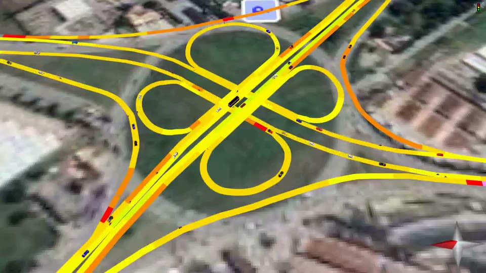 Intersección tipo Trébol Aeropuerto JMC